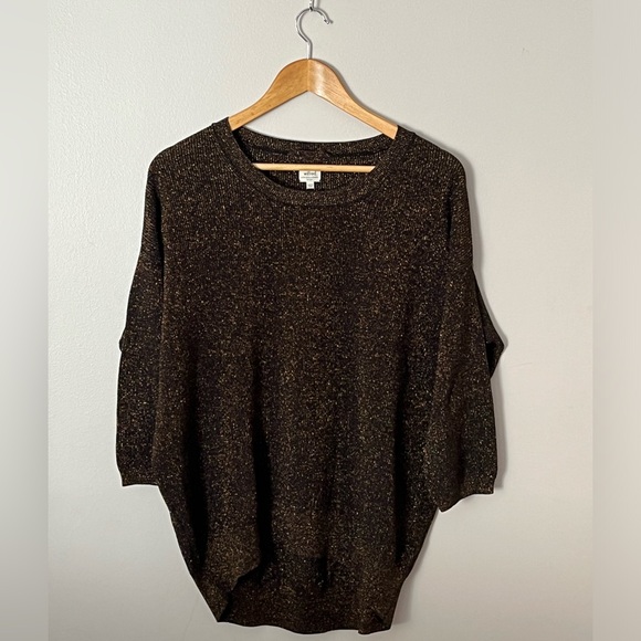 COPY - Women’s Aritzia Wilfred Metallic High-Low Pullover Sweater Silk Cashmere… - Picture 1 of 8